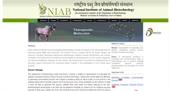 Desktop Screenshot of niab.org.in
