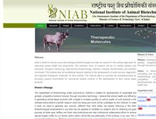 Tablet Screenshot of niab.org.in